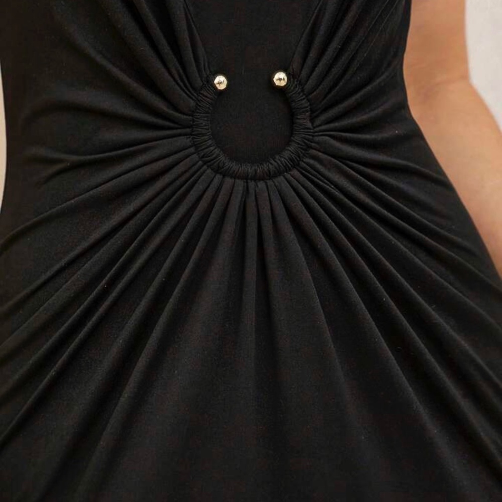 Black long dress